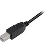 Sharkoon usb-a 2.0 > usb-b kabel (zwart, 3 meter)