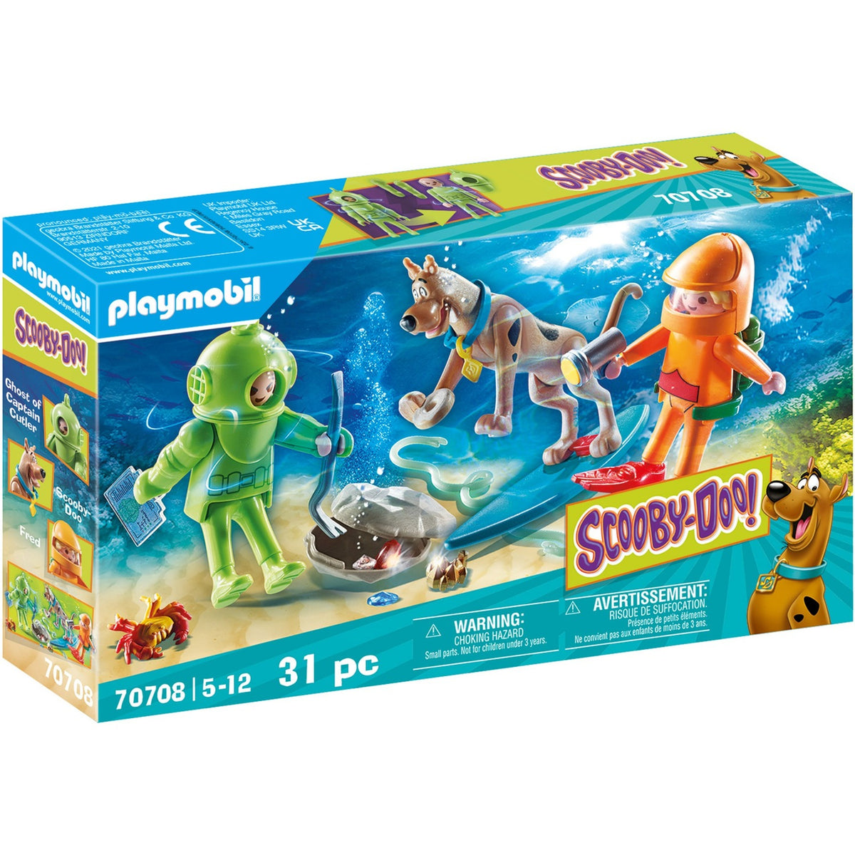 Playmobil Scooby-Doo! Adventure with Ghost or Captain Cutler