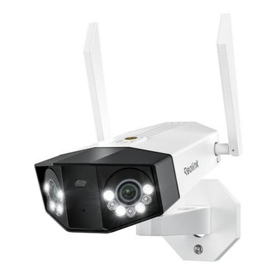 Reolink w750, 16mp wifi 6 dual-band dual-lens camera (white, 180° panoramic view)