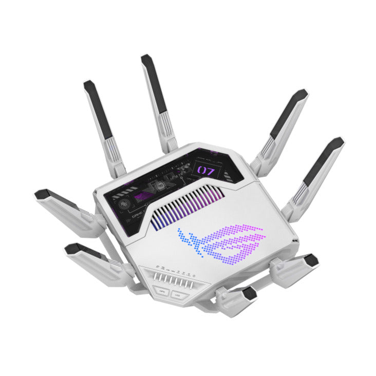 Enrutador asus rog rapture gt-be19000ai (blanco negro)