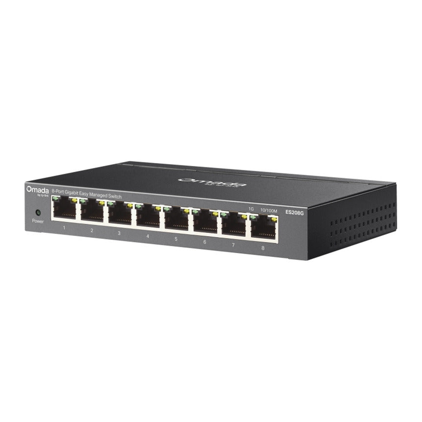 Tp-Link Omada ES208G Switch Gigabit Easy Managed a 8 porte (nero)