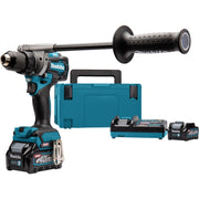 Makita 40 v max boor- schroefmachine xgt df001gd201 schroeftol (blauw zwart, mbox, oplader en 2 accu's (2,5 ah) inbegrepen) - afbeelding 6