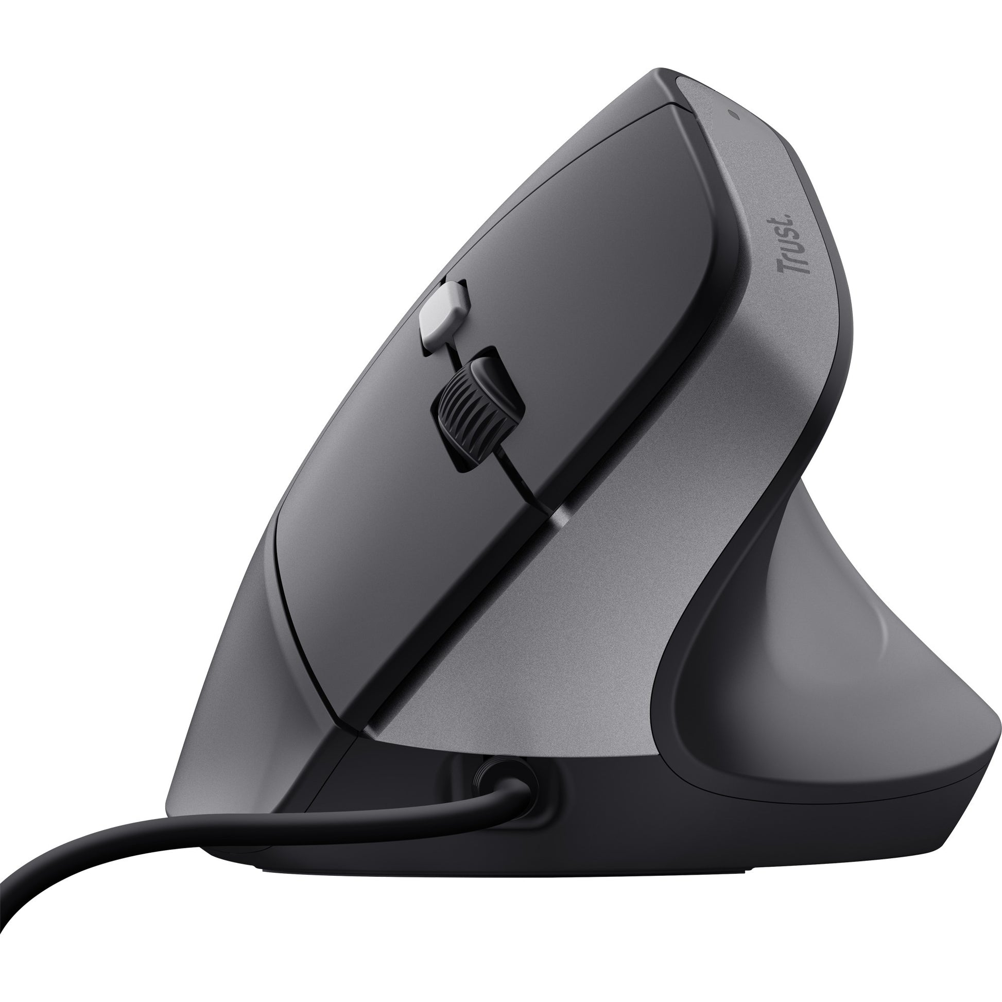Trust bayo ii bedrade ergonomische muis (zwart, 800 dpi - 2400 dpi)