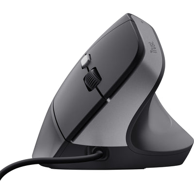 Mouse ergonomico Trust bayo ii (nero, 800 dpi - 2.400 dpi)