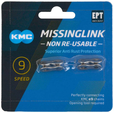 KMC Sloesschip Missinglink 9nr EPT Silver 6.6 mm 9V (2)