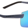 Swiss eye wave smoke blue revo - sports glasses