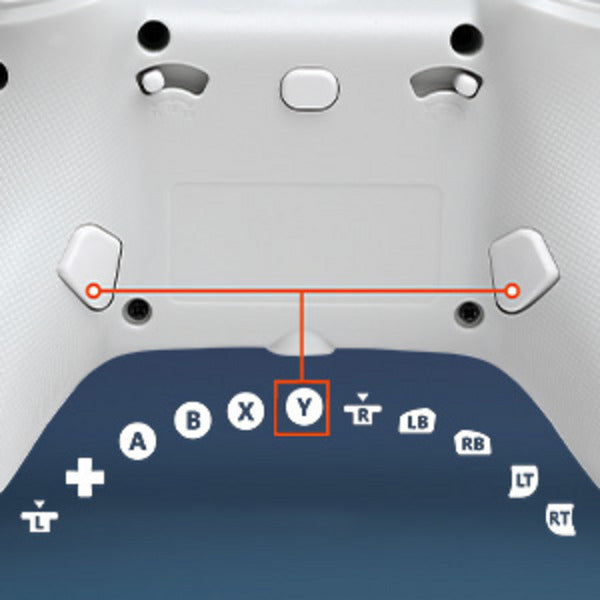 Controller Powera Advantage con cavo per xbox serie x|s - polar ice (bianco blu, xbox serie x|s, xbox one, PC)