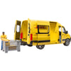 Bruder MB Sprinter DHL con director