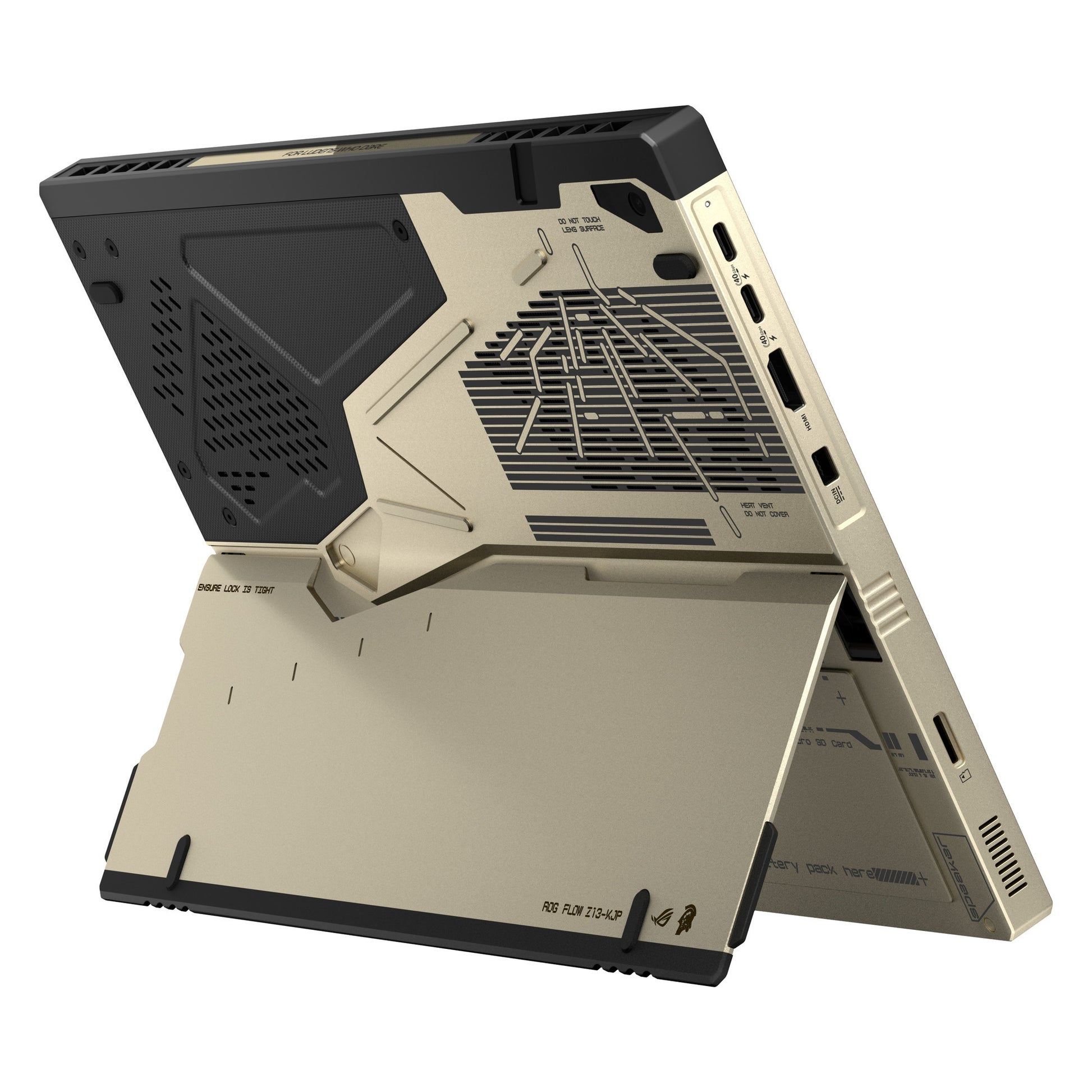 Asus rog flow z13-kjp gz302eac-ru178w 13.4 laptop da gioco 2 in 1 (oro nero | ryzen al max+ 395 | radeon 8060s | 128 GB | 1 TB SSD | touch)