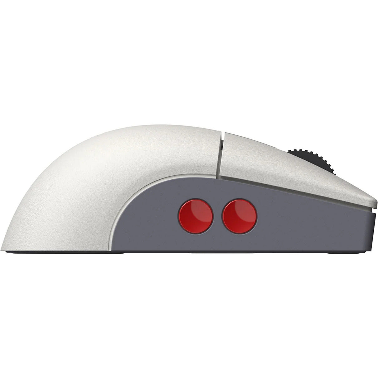 Ratón 8bitdo retro r8 - edición n (gris rojo, 50 - 26000 ppp, Bluetooth USB-C 2,4 GHz)