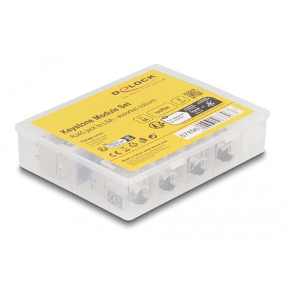 Delock Keystone Module RJ45 Jack a LSA Cat 6A Tolfree