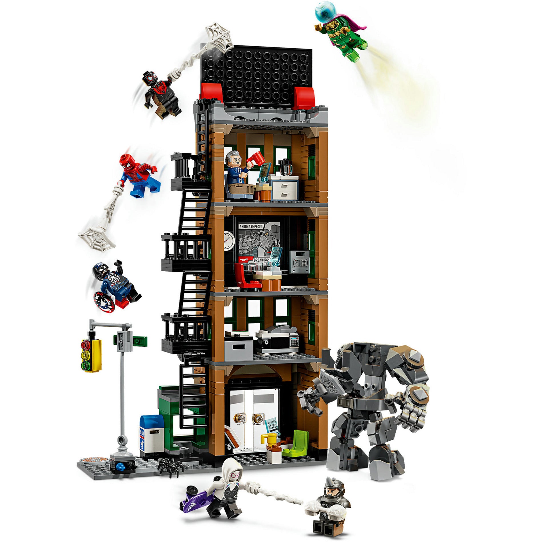 Lego Super Heroes 76342 Marvel Spider-Man contro Mysterio: The Daily Bugle