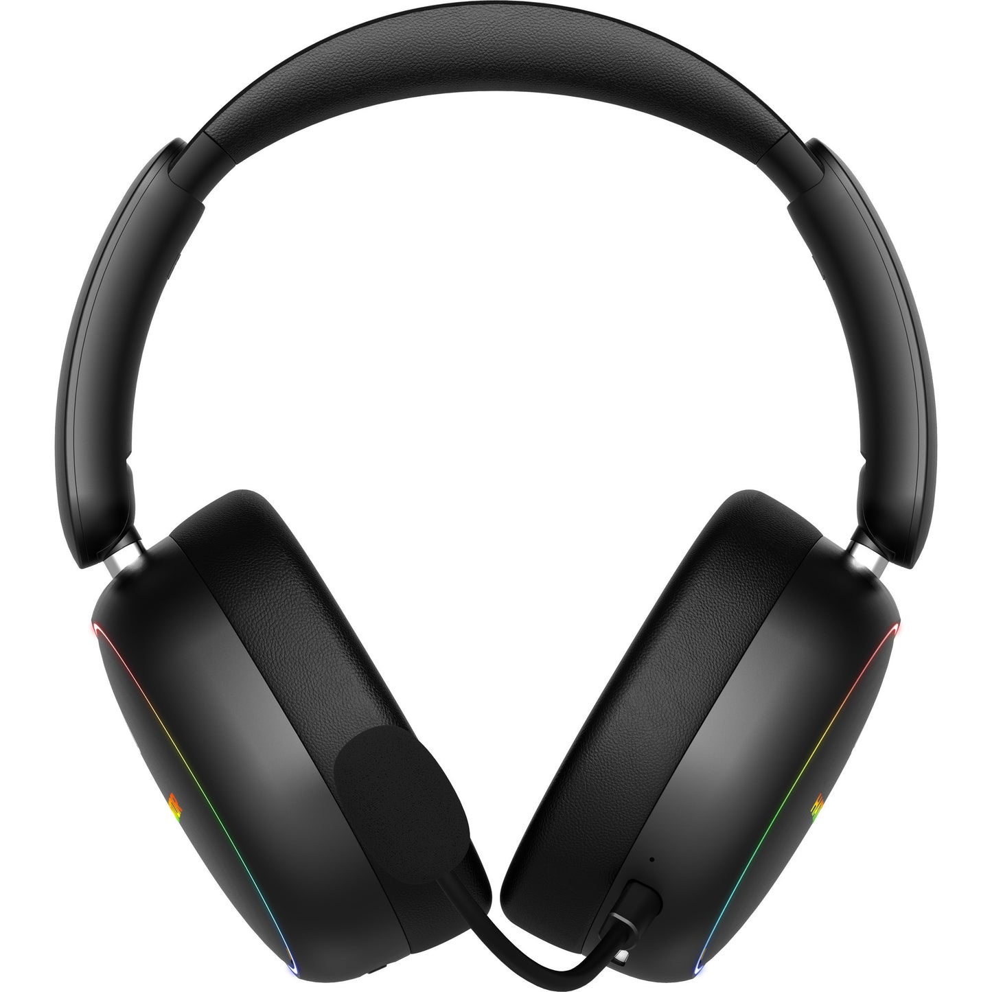 Cuffie da gioco over-ear wireless Hator Phoenix 2 (nere, RGB, Bluetooth 5.4 USB-C da 2,4 GHz)