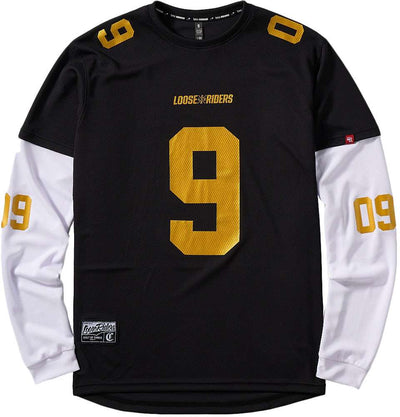 Loose riders 9 lives varsity gold - mtb long sleeve jersey