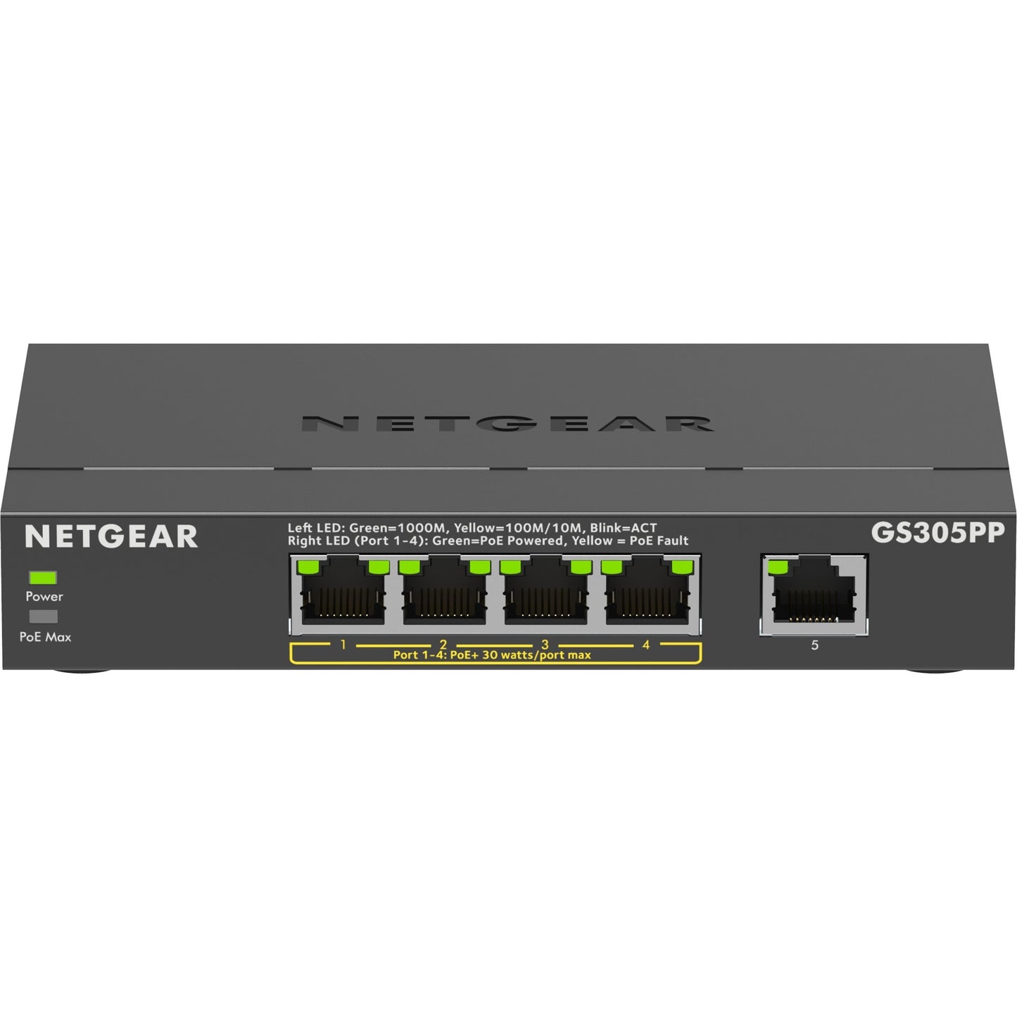 NetGear Gigabit Ethernet Poe+ Switch Unmanage (GS3