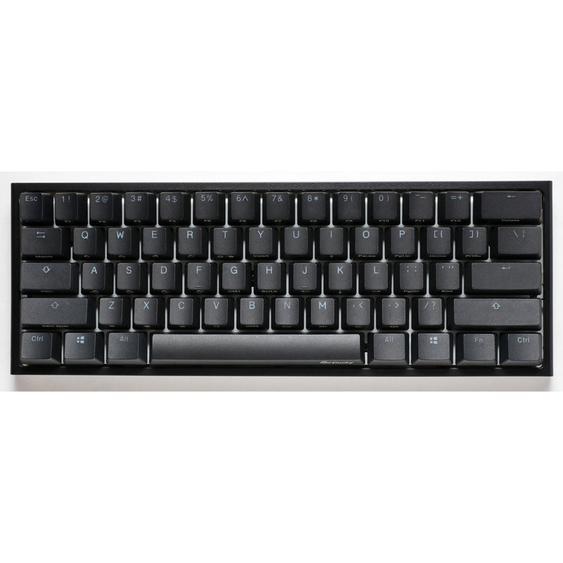 Ducky one 2 pro mini classic rgb mechanisch gaming toetsenbord (zwart, us lay-out (qwerty), cherry mx silent red, 60%, rgb led, double-shot pbt, quack mechanics)