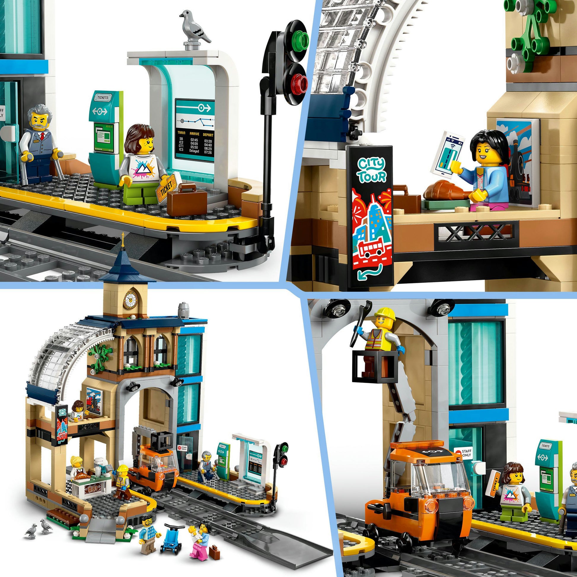Cozy LEGO 60469 City Trains Central Station
