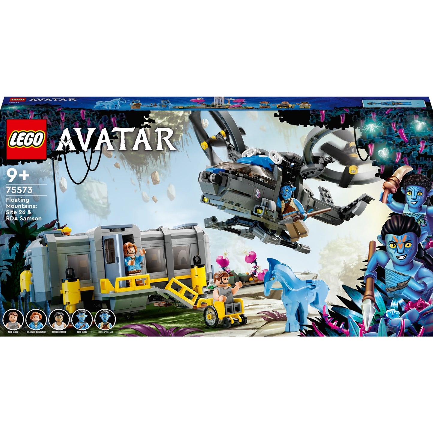 Lego avatar - montañas flotantes: sitio 26 rda samson juguetes de construcción (75573)