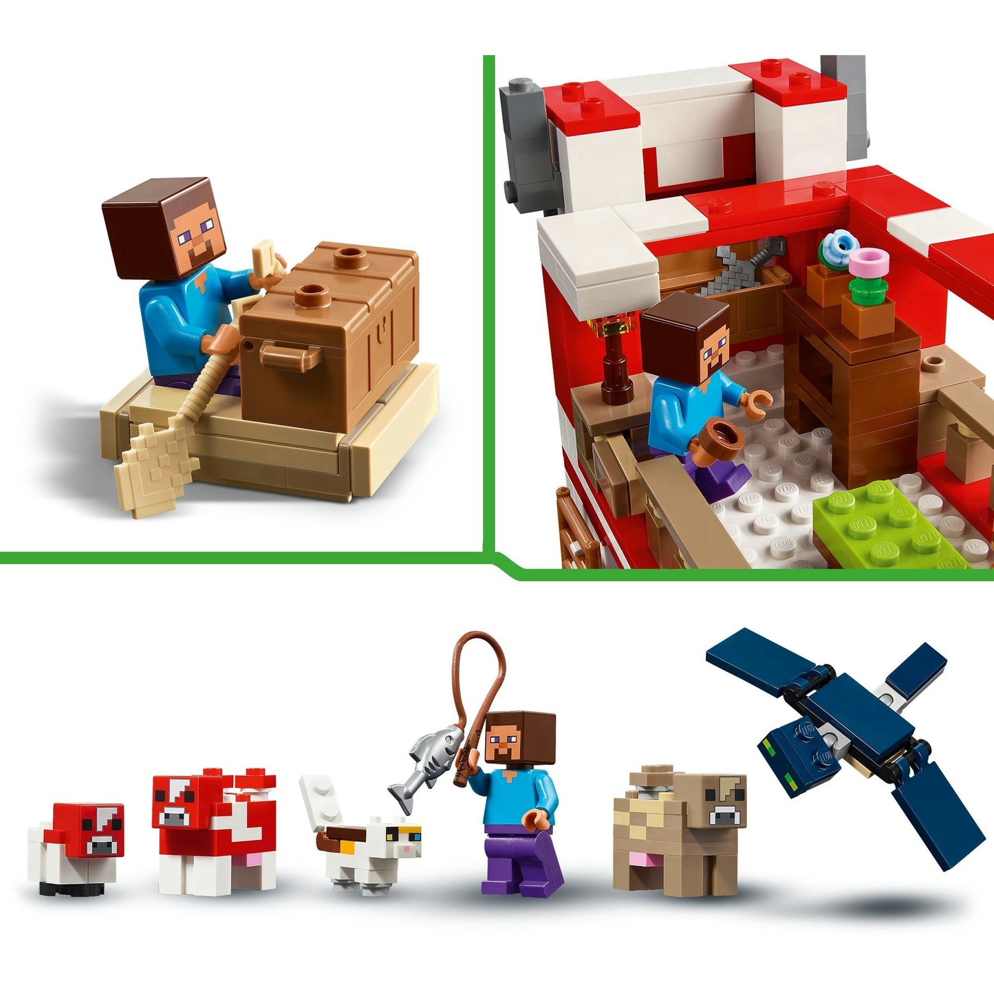 LEGO LEGO MINECRAFT 21270 LA CASA MOOSHROOM