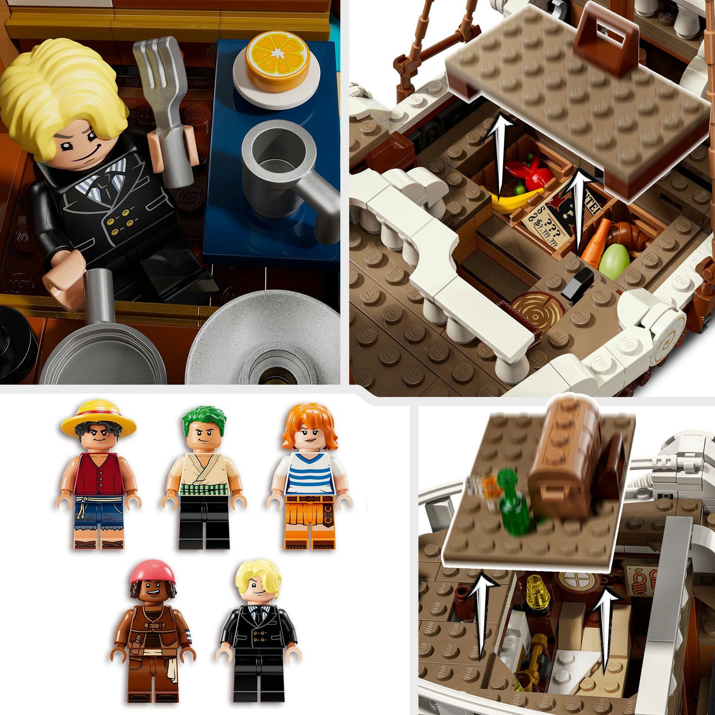 Lego One Piece 75639 la nave pirata che va allegra