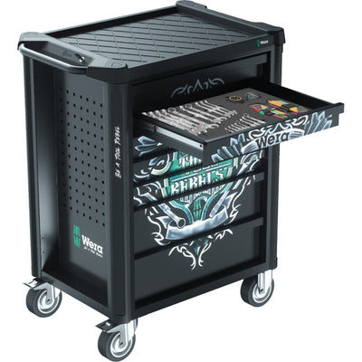 Carrello da officina Wera 9700 Tool Rebel 1, 94 pezzi - 05150130001