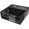 Silverstone grandia gd07b htpc behuizing (zwart | 2x usb-a)