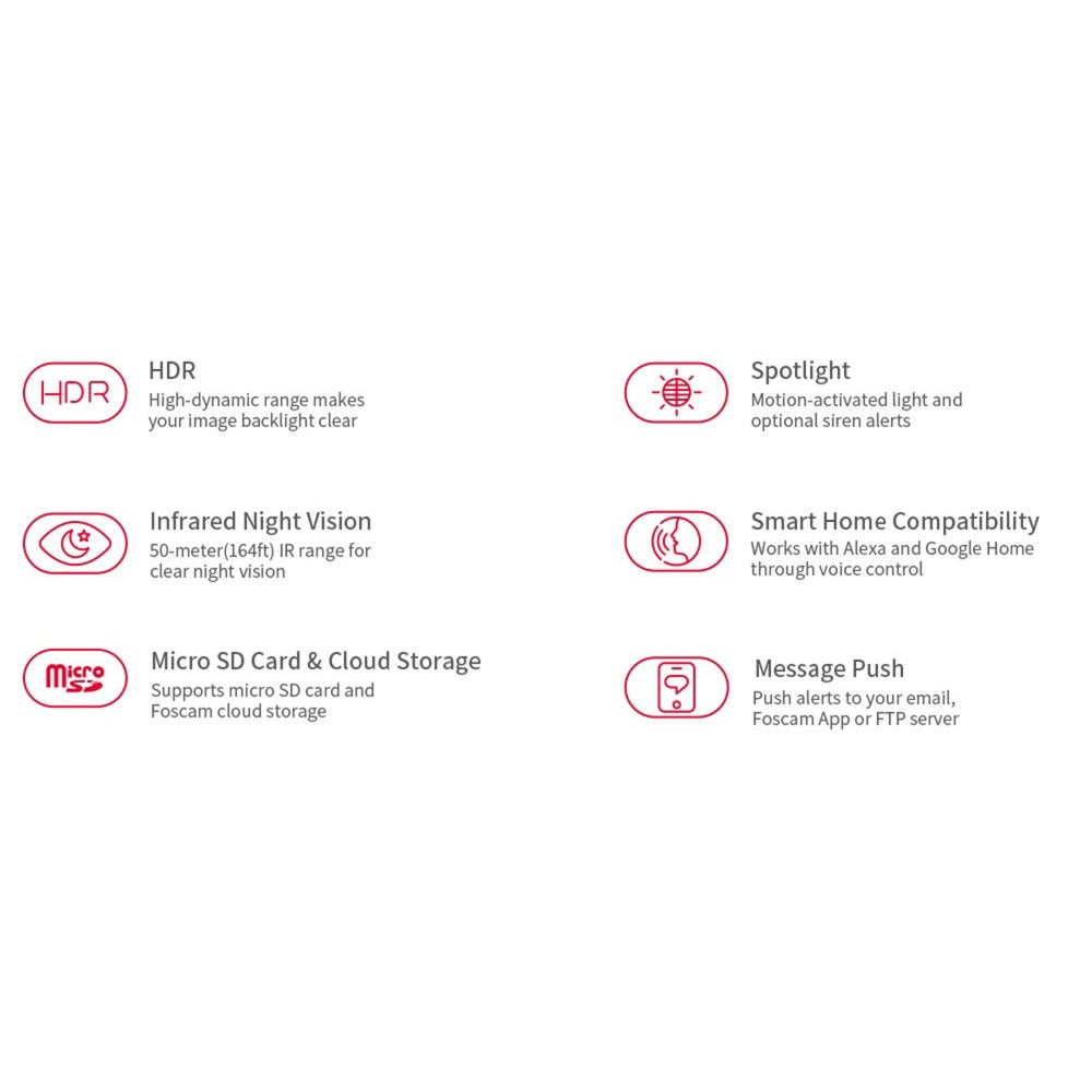 Foscam SD8P, 4K 8MP DUAL WIFI PTZ Outside Security