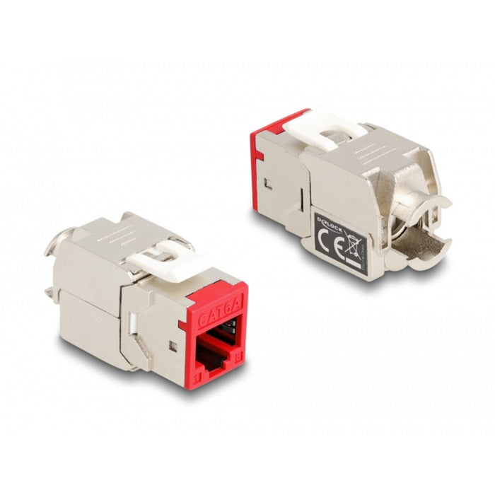 Delock Keystone Module RJ45 Jack a LSA Cat 6A Tolfree
