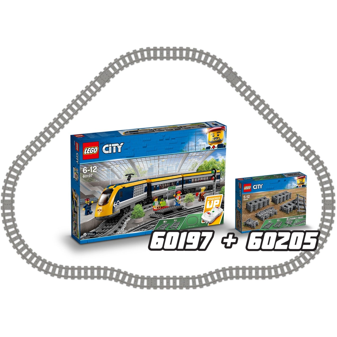 Lego City 60205 Rails flessibili 20 pezzi