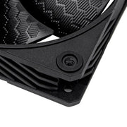 Silverstone shark force 120 case fan (zwart, 120 x 120 x 25 mm, pwm) - afbeelding 4