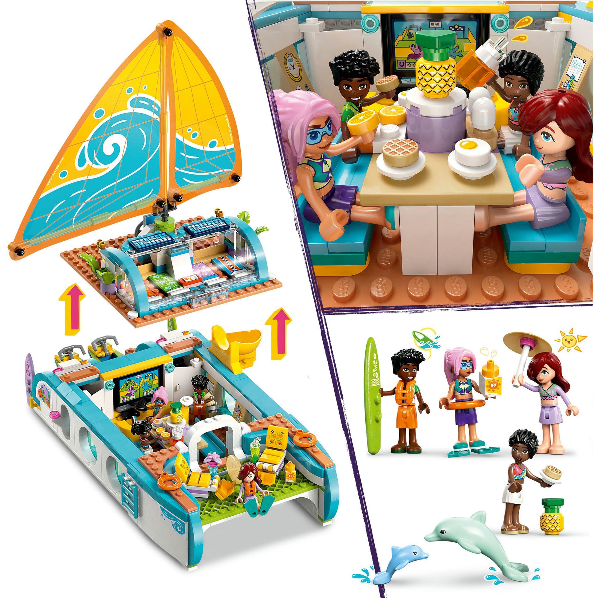 LEGO 42664 Amigos Viaje de barco aventurero