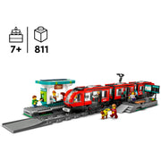 Lego city stadstram en station - 60423 - afbeelding 3