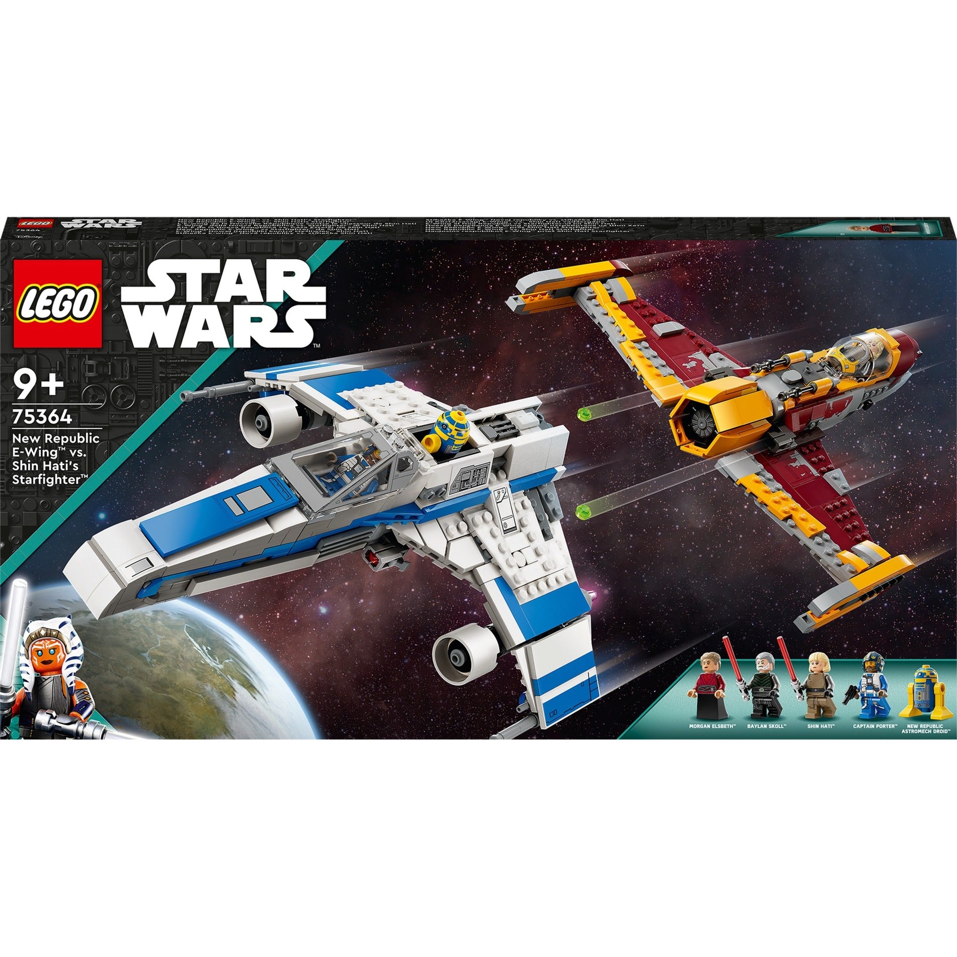 Lego Lego Star Wars 75364 Republic E-Wing vs. Set di astronavi di Shin Hati Starfighter