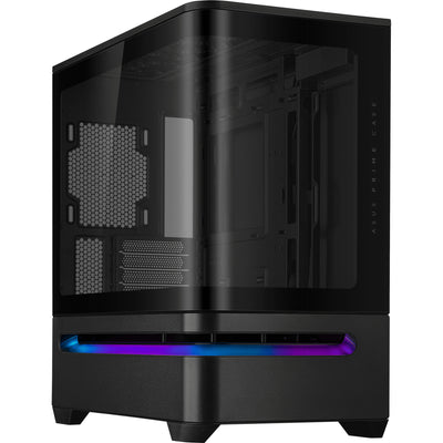 Carcasa Asus Prime Ap202 Midi Tower (negro | 2x USB-A | 1x USB-C | RGB | vidrio templado)