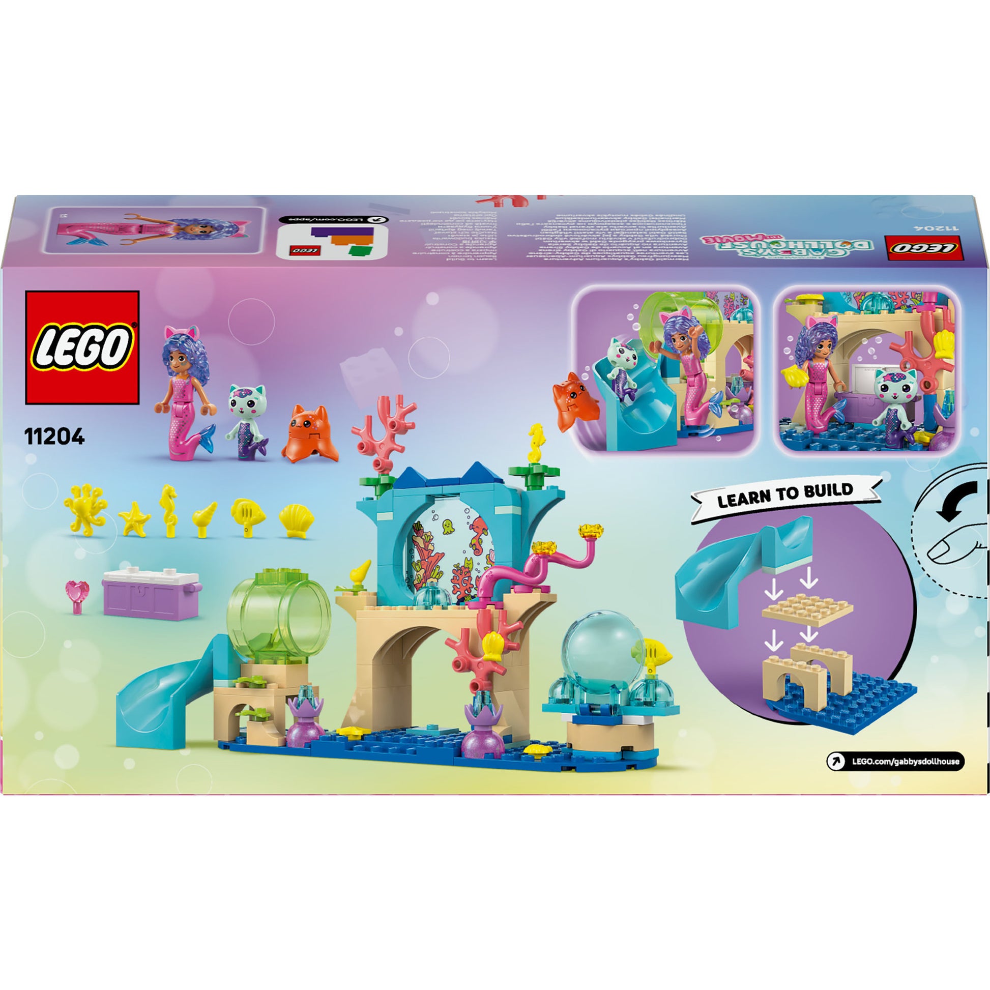 Lego Gabby's Dollhouse 11204 Mermaid Gabby's Aquarium Adventure