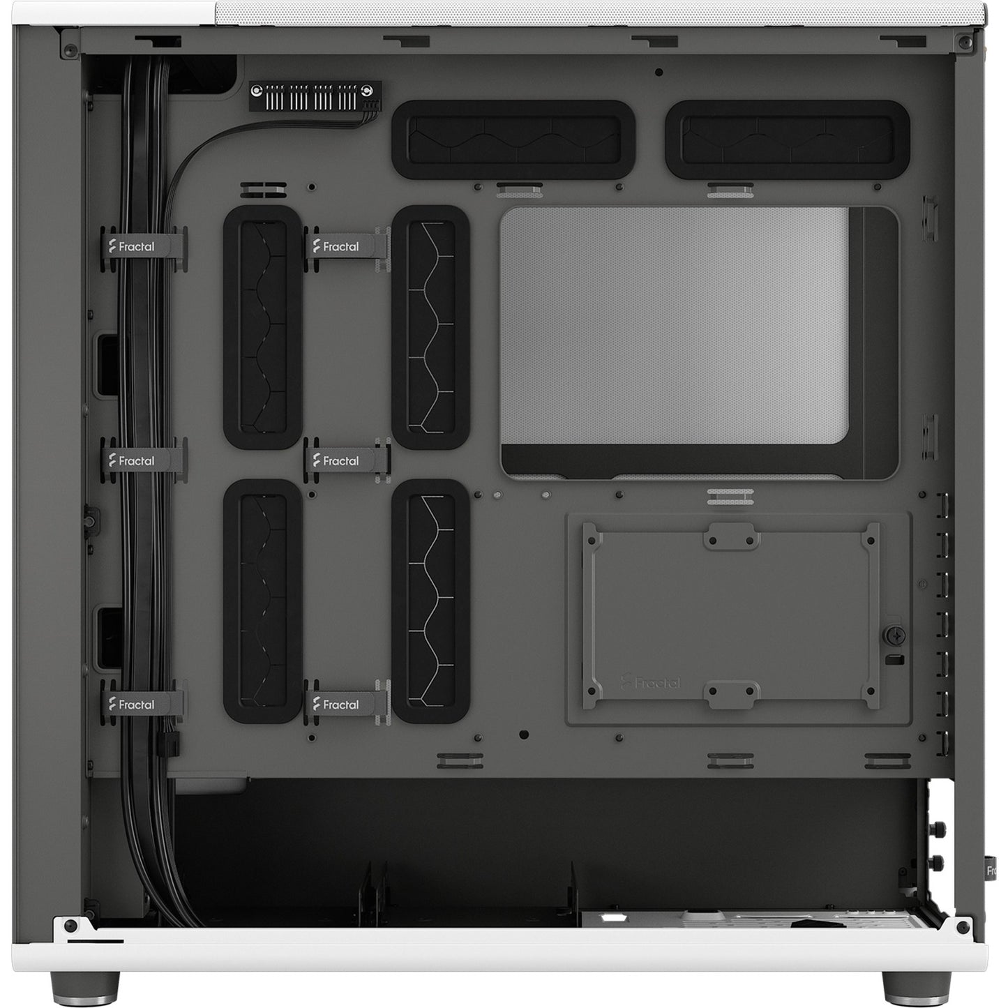 Diseño fractal North xl tiza malla blanca