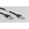 Goobay patchkabel cat.8.1 s ftp (zwart, 0,25 meter)