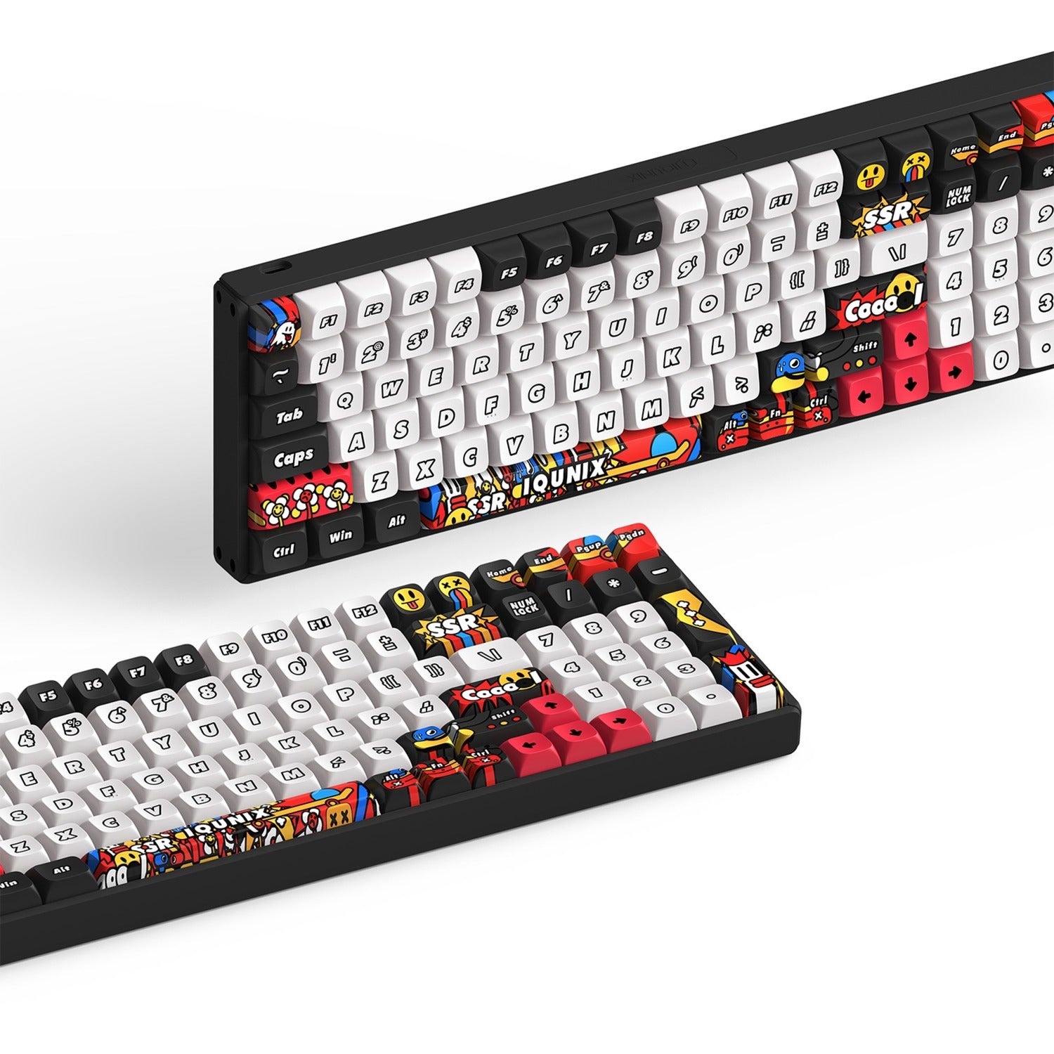 Teclado mecánico inalámbrico de diario de graffiti Iqunix F97
