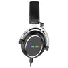 Auriculares supraaurales USB para juegos Hator Hypergang 3 (negro, RGB, sonido envolvente virtual 7.1, USB Bluetooth)