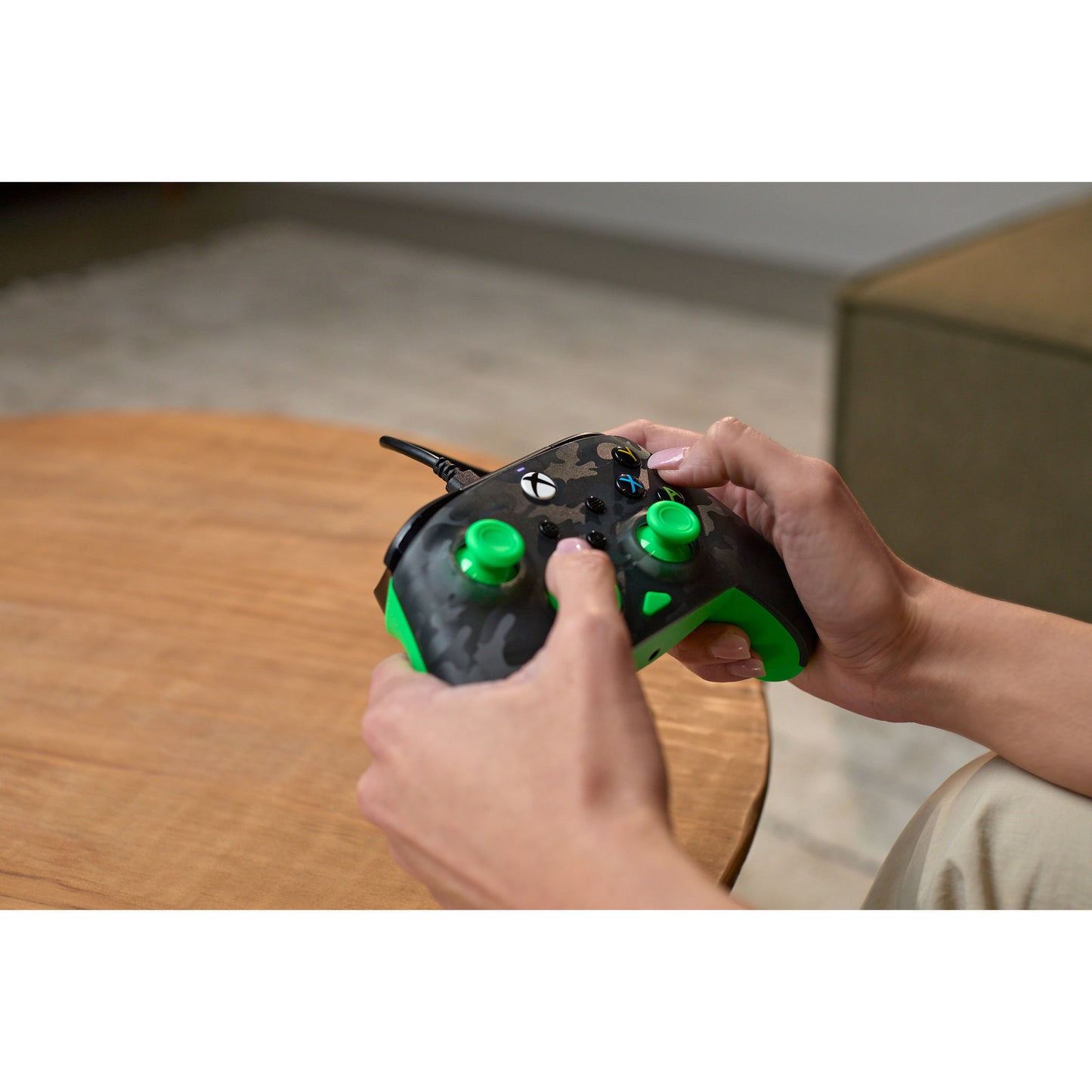 Controller cablato Turtle Beach Rematch Core (Nero Verde, Xbox Series X|S, Xbox One, PC)