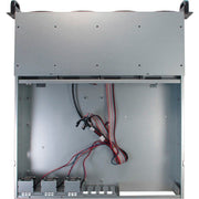 Inter-tech ipc 2u-2404l sata rack behuizing (zwart | 2x usb-a) - afbeelding 4