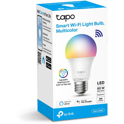Tp-link tapo l530e smart wifi-lamp ledlamp (multicolor)