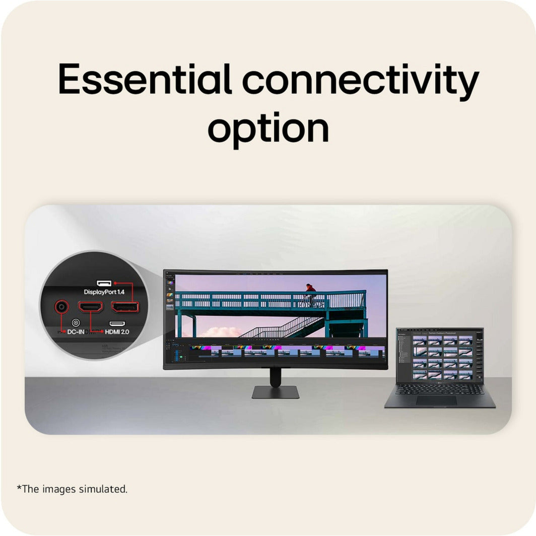 Monitor curvo LG Ultrawide 34U601B-B 34 (Nero, HDMI, DisplayPort, AMD FreeSync, 120 Hz)
