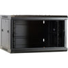Dsi 6u wandkast met glazen deur - ds6406 server rack (zwart, 600 x 450 x 368mm)