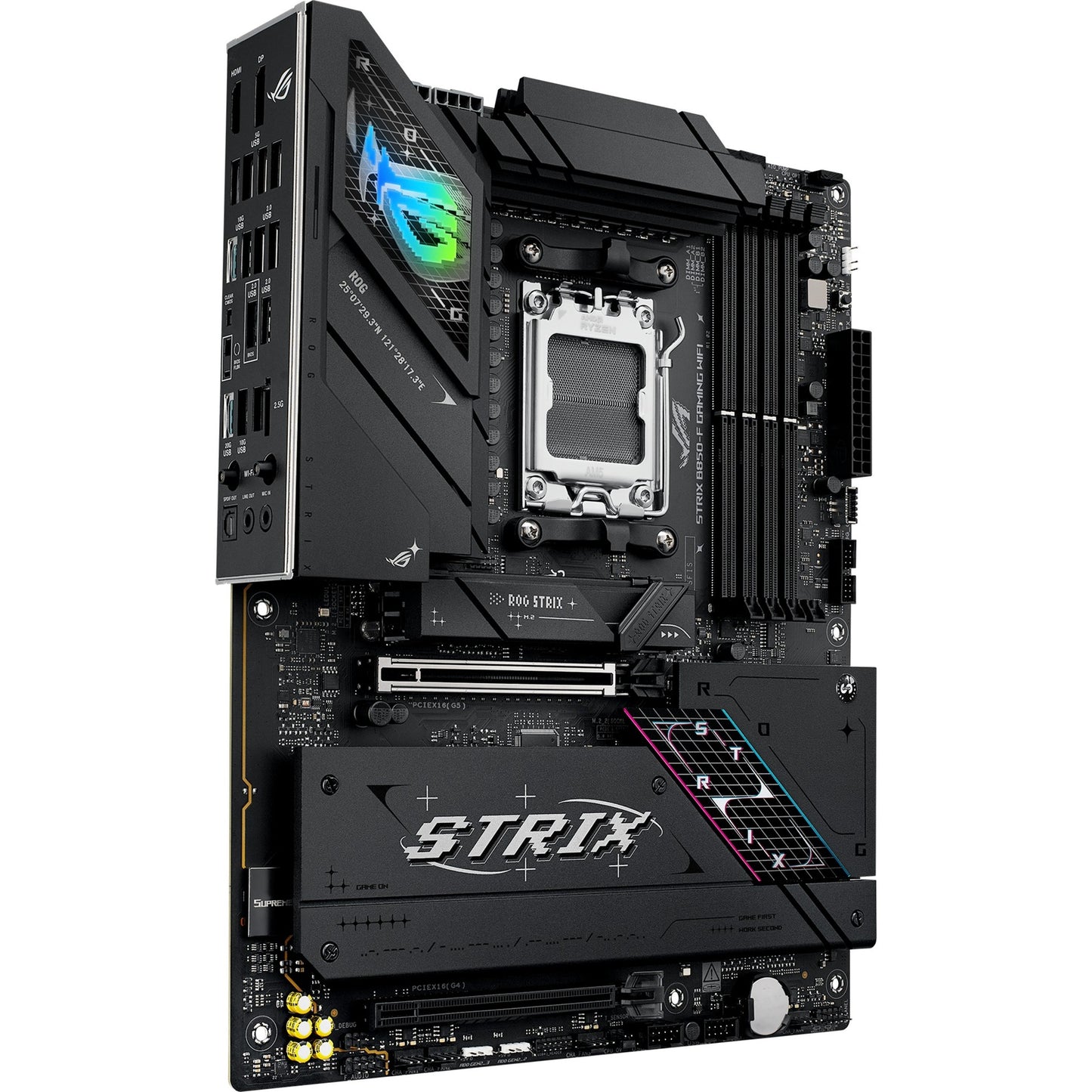 Scheda madre Asus ROG Strix B850-F Gaming WiFi Socket AM5 (2,5 GB-LAN, Wi-Fi 7, BT, audio, ATX)