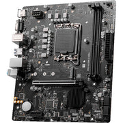 Msi pro h610m-e ddr4 socket 1700 moederbord (zwart, gb-lan, sound, µatx) - afbeelding 3