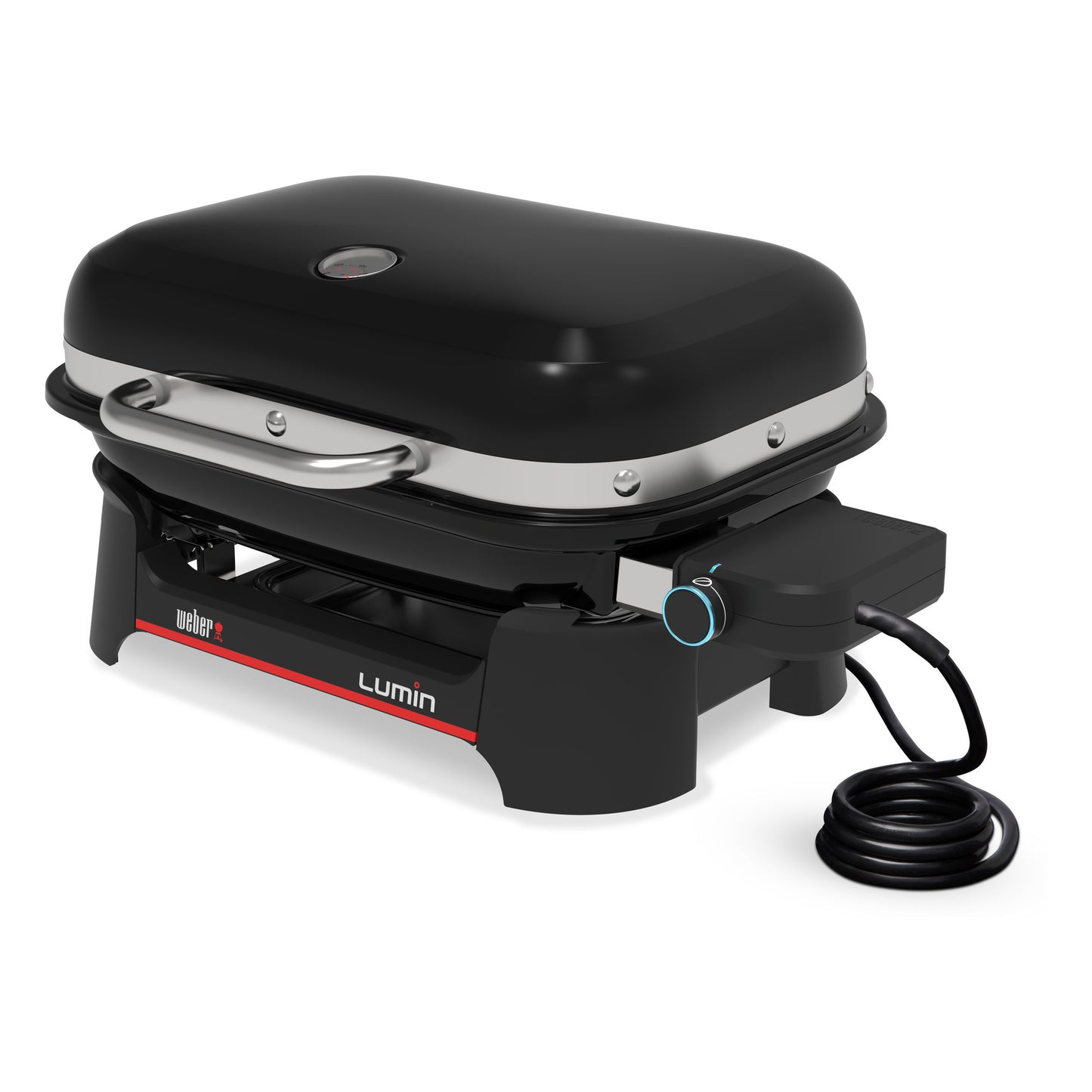 Weber lumin barbecue elettrico compatto per esterno (nero)