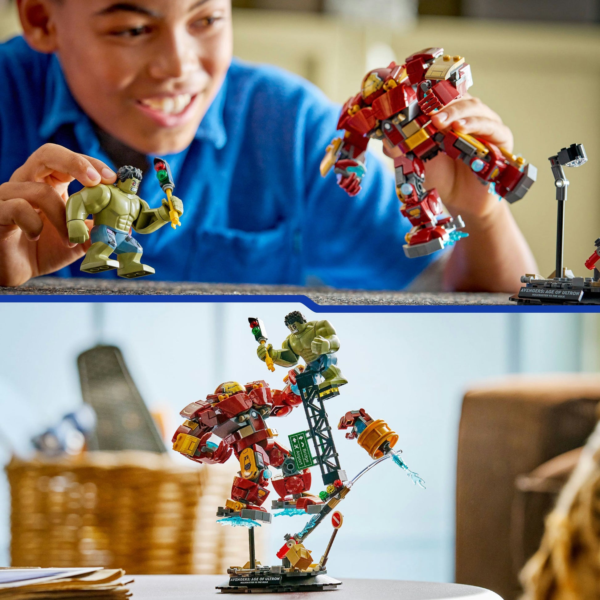 Lego marvel super heroes - ultieme strijd: hulkbuster vs. hulk constructiespeelgoed (76343)