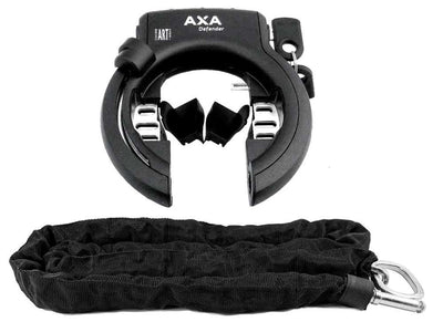 Candado de cuadro axa defender rl + cadena enchufable r-140