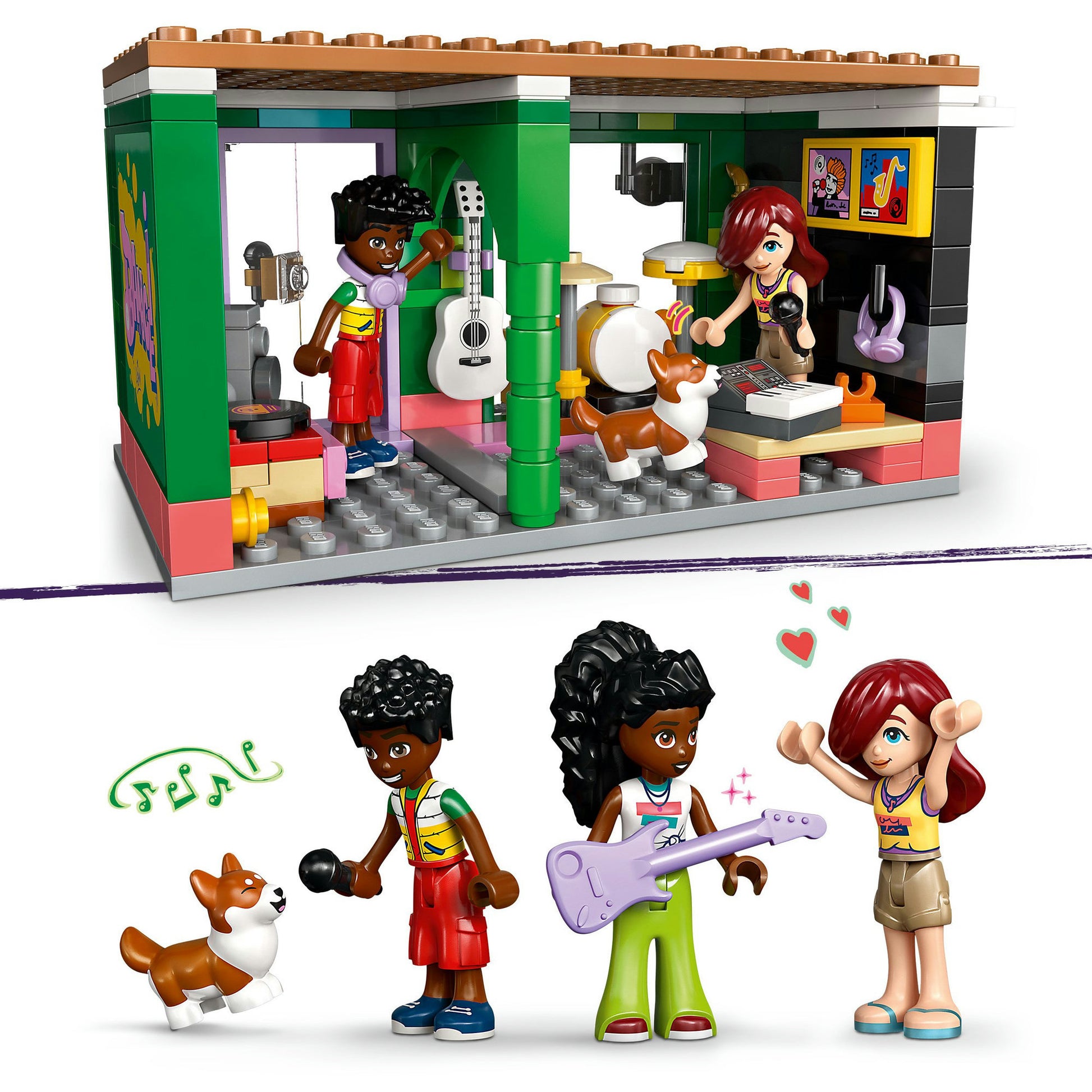LEGO 42653 Amigos de música y apartamento